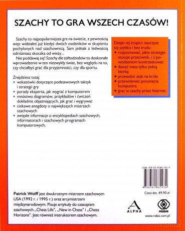 Szachy dla żółtodziobów - Patrick Wolff [KSIĄŻKA]