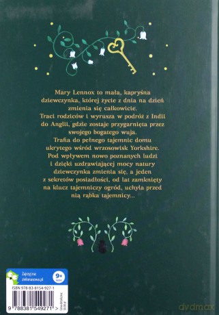 Tajemniczy ogród - Burnett Frances Hodgson [KSIĄŻKA]
