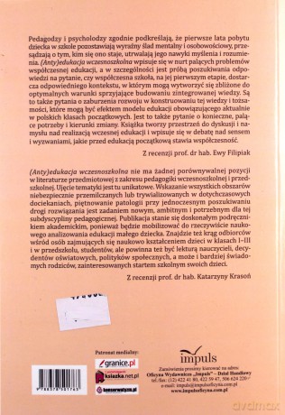 (Anty)edukacja wczesnoszkolna [KSIĄŻKA]