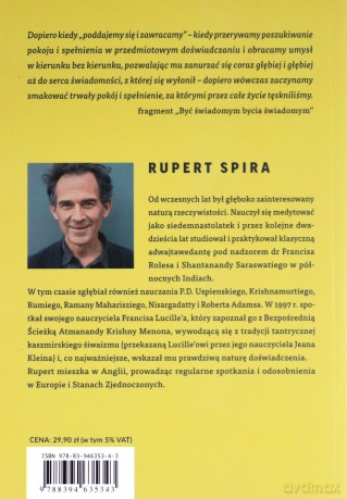 Być świadomym bycia świadomym - Rupert Spira [KSIĄŻKA]