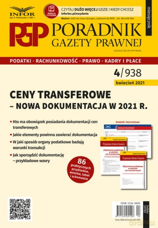 Ceny transferowe Nowa dokumentacja w 2021 r. [KSIĄŻKA]