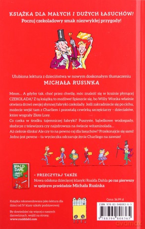 Charlie i fabryka czekolady - Roald Dahl [KSIĄŻKA]