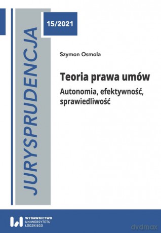 Jurysprudencja 15/2021 - Szymon Osmola [KSIĄŻKA]