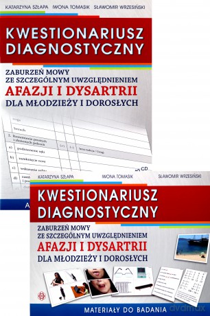 Kwestionariusz diagnostyczny zaburzeń mowy ze szczególnym uwzględnieniem afazji i dysartrii dla młodziezy i dorosłych - Katarzyna Szłapa, Iwona Tomasik [KSIĄŻKA]