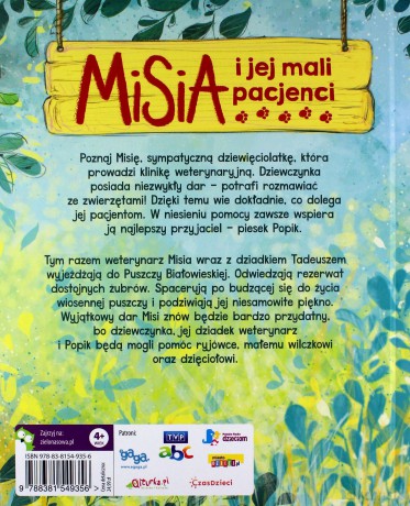 Misia i jej mali pacjenci W krainie żubra - Aniela Cholewińska-Szkolik [KSIĄŻKA]