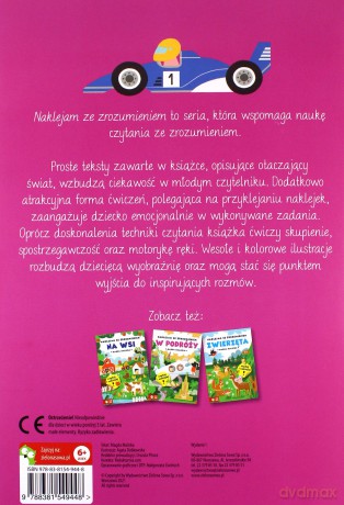 Naklejam ze zrozumieniem Pojazdy - Magda Malicka [KSIĄŻKA]