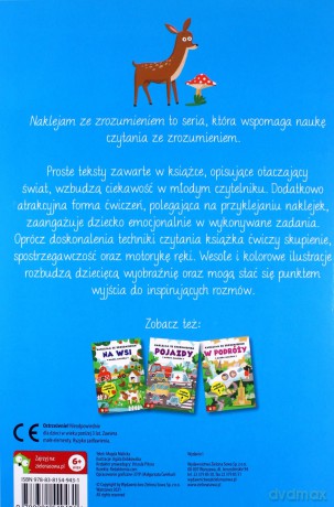 Naklejam ze zrozumieniem Zwierzęta - Magda Malicka [KSIĄŻKA]