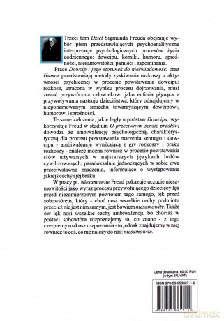 Pisma psychologiczne - Sigmund Freud [KSIĄŻKA]