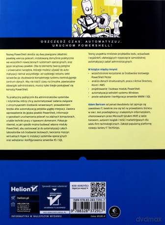 PowerShell dla administratorów systemów - Adam Bertram [KSIĄŻKA]