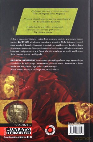 Sandman (Tom 1) Preludia i nokturny [KOMIKS]