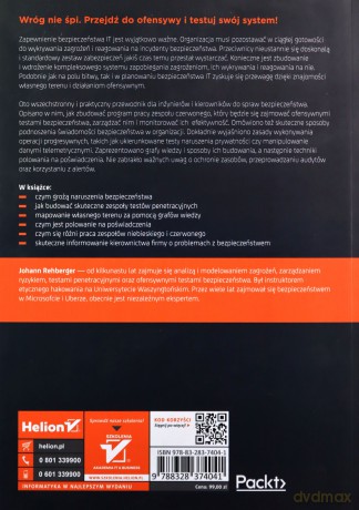 Strategie Red Team Ofensywne testowanie zabezpieczeń w praktyce - Johann Rehberger [KSIĄŻKA]