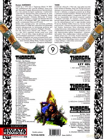 Thorgal Młodzieńcze Lata Łzy Hel (Tom 9) [KOMIKS]