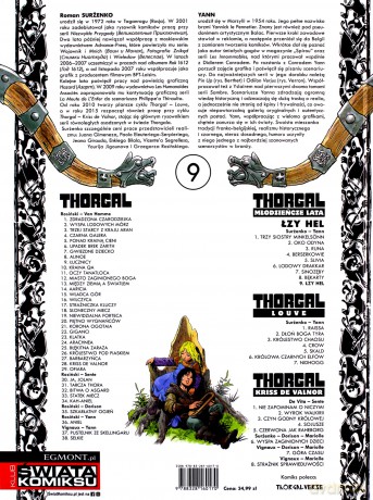 Thorgal Młodzieńcze Lata Łzy Hel (Tom 9) [KOMIKS]