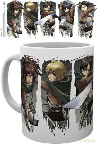 Attack On Titan - Kubek - 320 ml - Character Montage