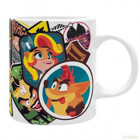 Crash Bandicoot - Kubek - 320 ml - Sticker Crash -Subli- With Box