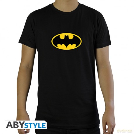 DC Comics - T-shirt Batman Logo Man Ss Black - Basic
