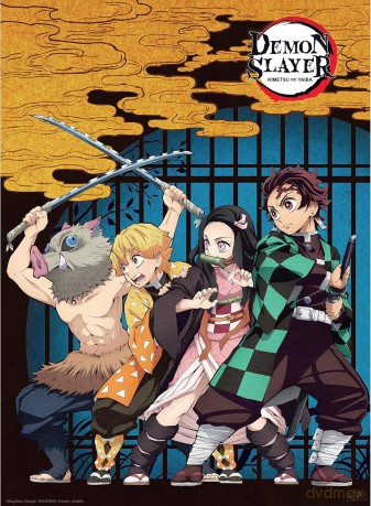 Demon Slayer - Zestaw 2 plakatów - Group & Duo (52x38)
