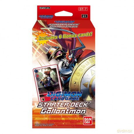 Digimon Card Game Jcc - Starter Deck 7 Gallantmon En X6 (09/2021)