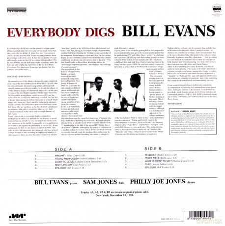 Bill Evans: Everybody Digs Bill Evans [Winyl]
