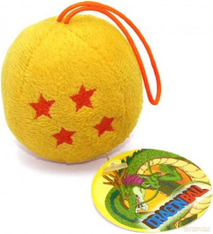 Dragon Ball - Plush Dragon Ball Keychain X6
