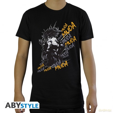 Jojos Bizarre Adventure - T-shirt Muda Man Ss Black - Basic 150