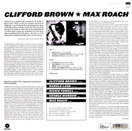 Clifford Brown, Max Roach: Clifford Brown & Max Roach [Winyl]