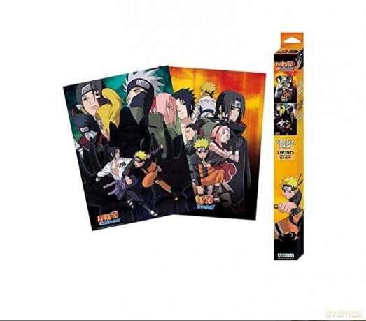 Naruto Shippuden - Chibi - Ninjas Zestaw 2 plakatów(52x38)