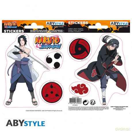 Naruto Shp - Stickers - 16x11 cm/ 2 Sheets - Sasuke/ Itachi