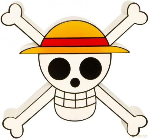 Lampka 3D LED One Piece - Skull