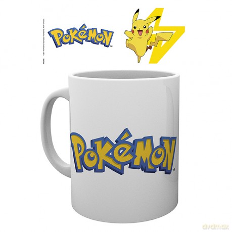 Pokemon - Kubek - 320 ml - Logo & Pikachu