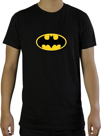 DC Comics - T-shirt Batman Logo Man Ss Black - Basic