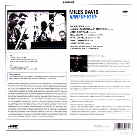 Miles Davis: Kind Of Blue [Winyl]