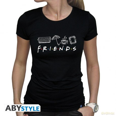 Friends - T-shirt FRiends Woman Ss Black - Basic