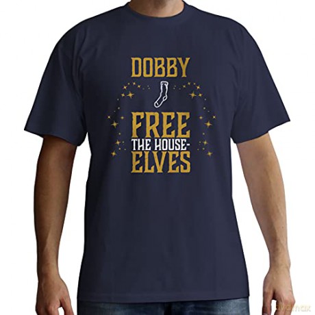 Harry Potter Zgredek T-shirt męski "Dobby free the house elves"