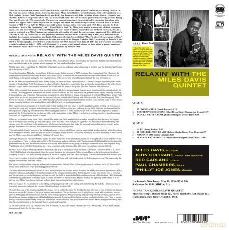 Miles Davis Quintet: Relaxin' [Winyl]