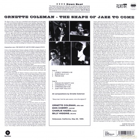 Ornette Coleman, Don Cherry, Charlie Haden, Billy Higgins: The Shape Of Jazz To Come [Winyl]