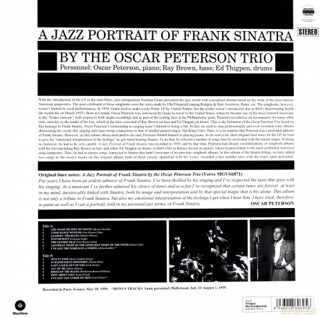 Oscar Peterson Trio: A Jazz Portrait Of Frank Sinatra [Winyl]