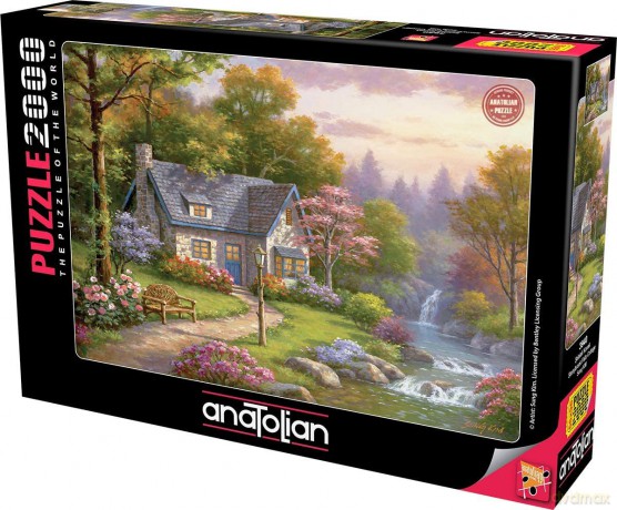 ANATOLIAN 2000 el. Chatka z wodospadem w tle [PUZZLE]