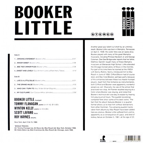 Booker Little: Booker Little Quartet [Winyl]