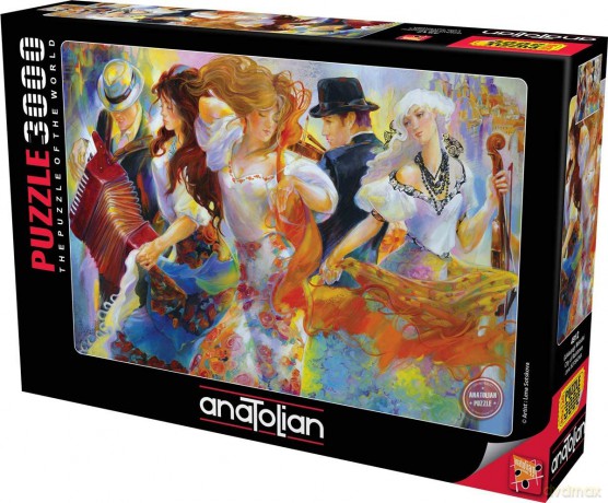 ANATOLIAN 3000 el. Kolorowe tańce [PUZZLE]