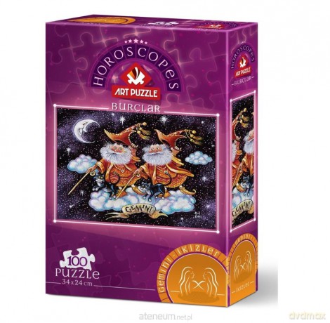ARTPUZZLE 100 el. Znaki zodiaku - Bliźnięta [PUZZLE]