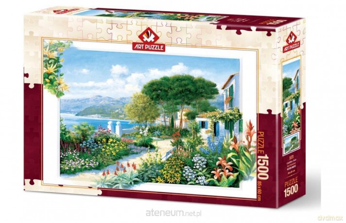 ARTPUZZLE 1500 el. Dom nad brzegiem morza [PUZZLE]