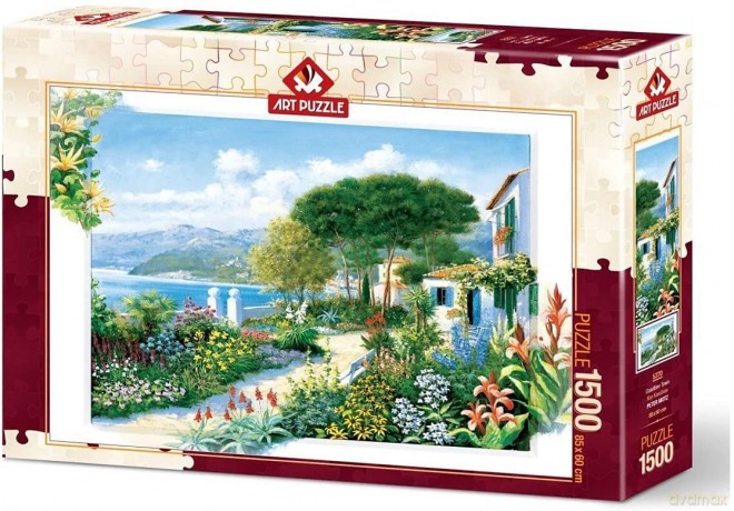 ARTPUZZLE 1500 el. Dom nad brzegiem morza [PUZZLE]