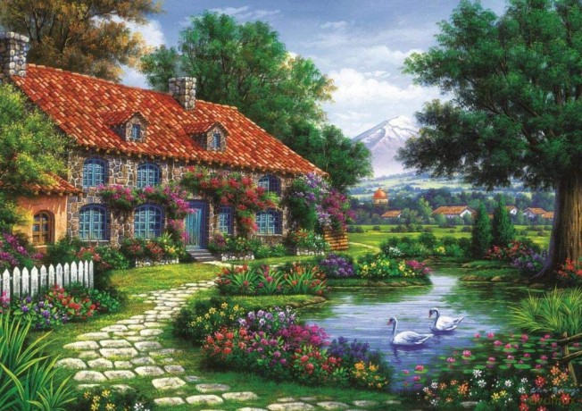 ARTPUZZLE 1500 el. Ogród [PUZZLE]