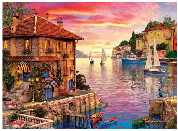 ARTPUZZLE 1500 el. Port śródziemnomorski [PUZZLE]
