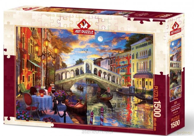 ARTPUZZLE 1500 el. Wenecja, Most Rialto [PUZZLE]