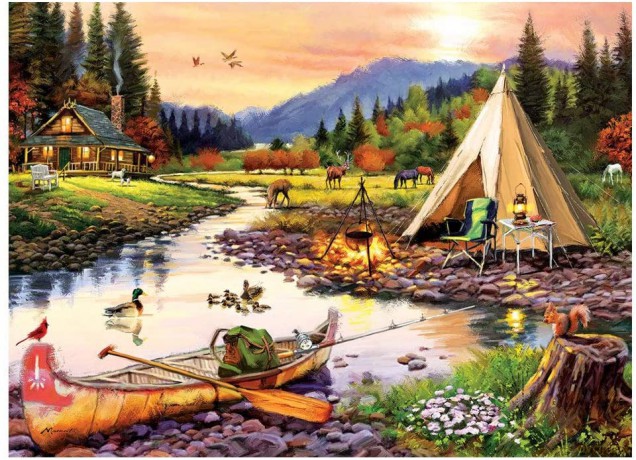ARTPUZZLE 3000 el. Biwak z przyjaciółmi [PUZZLE]