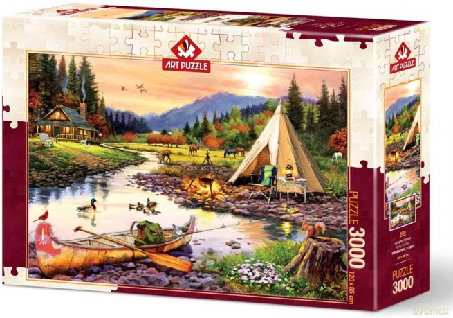 ARTPUZZLE 3000 el. Biwak z przyjaciółmi [PUZZLE]