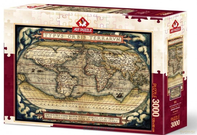 ARTPUZZLE 3000 el. Pierwszy atlas współczesny, 1570 [PUZZLE]