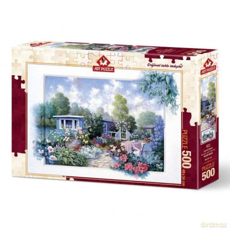 ARTPUZZLE 500 el. Domek letniskowy z pięknym ogrodem [PUZZLE]